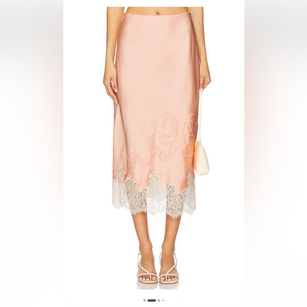 NWT love shack fancy skirt size l